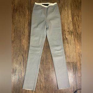 NOVE leather leggings in Gray. XS
